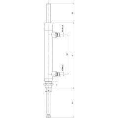 Siłownik hydrauliczny 6 cali dwustronnego działania z tłoczyskiem przelotowym - ARZO0552150000