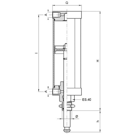 Pneumatic cylinder 8 inch - ARZO0570200000