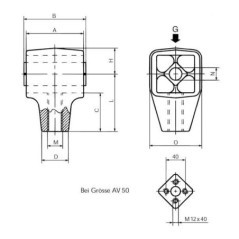 Shaking element type AV - AV18MX