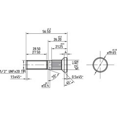 ATJ4045N Kramp, Wheel screws and nuts 