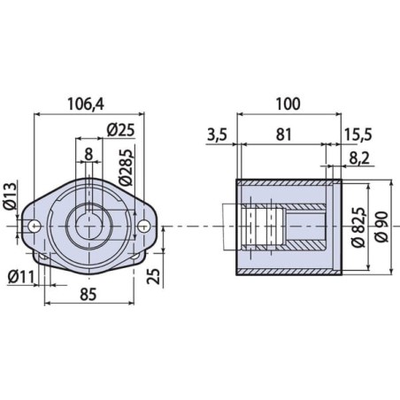 Anbausatz für Hydraulikmotor - AR5350