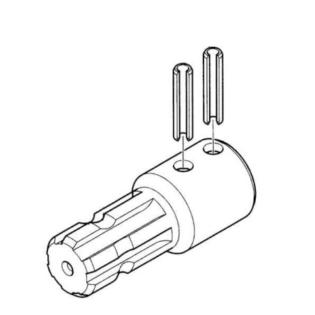 PTO-shaft M 6 spline - AR1512