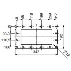 Rotary lobe pump R136-280Sframe - APK0000191