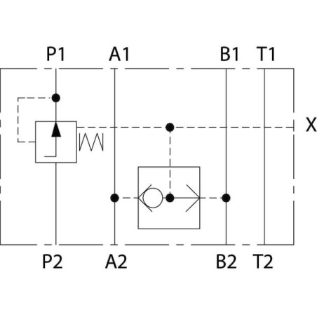 Pressure compensator 2-wayNG6AM3- - AM3PCP