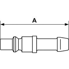 Stecktülle 8mm - ARP066808