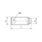 Screw M10x25 type A - BPSA1025B