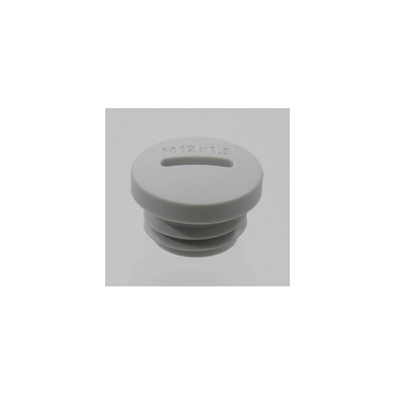 Blindstopfen M12 PA Grau - BSM12