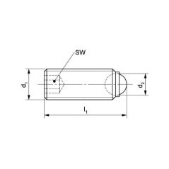 BPSA1012B Kramp, Non-standard screws 