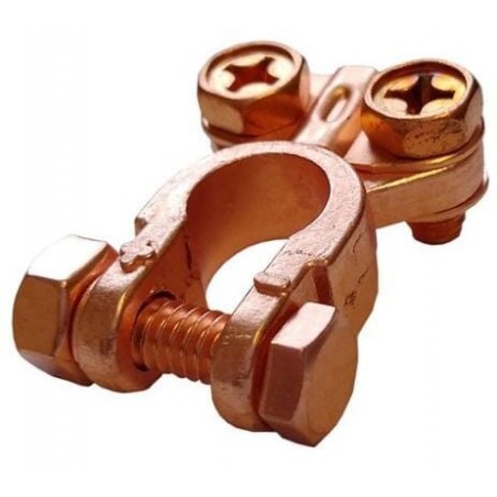 Battery terminal, positive/negative, diameter 14mm - BA1412
