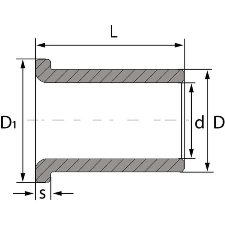 Tuleja łożyskowa - BB081015055PTFE