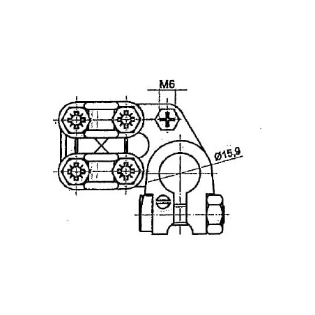 Battery terminal heavy negative - BA761