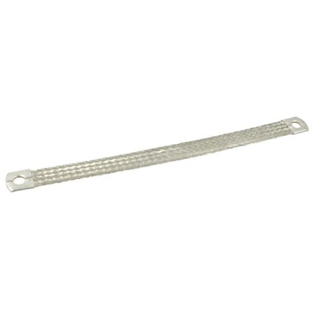 Earth strap 250mm 2x hole - BA10301M