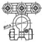 Battery terminal double positive - BA71D1 Battery terminal double positive - BA71D1