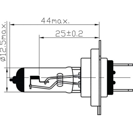 Żarówka H7 24V 70W PX26d Kramp - B2423