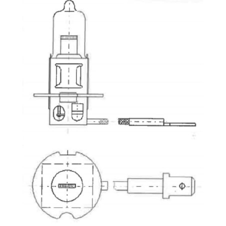 Bulb 48V 45W PK22s H3 - B4805