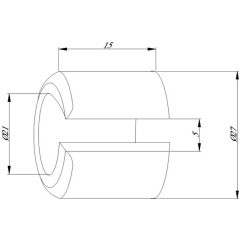 Spannbuchse 15mm - BH4736