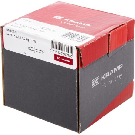 Blind rivet 5,0x12 large head - BN5012L