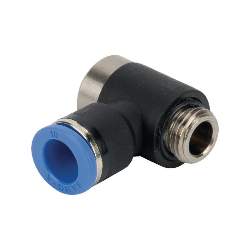 L-push-in fitting 10x1/4 inch - BCS1014PB