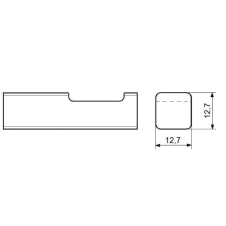 Spatmeißel 35x118mm 12,3mm 4- - BE151W