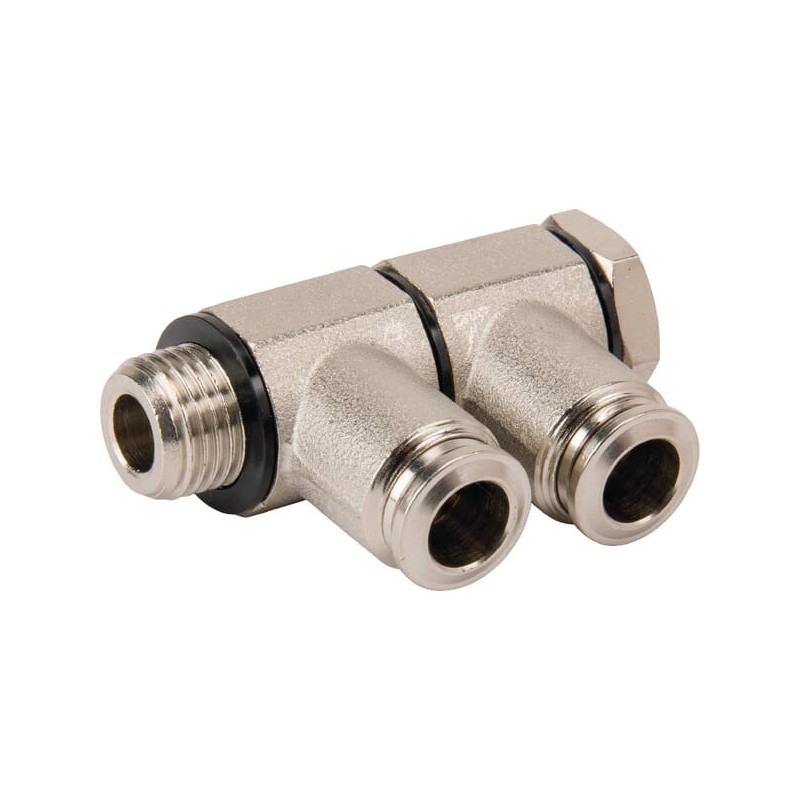 L-push-in fitting 6x1/8 inch - BCS618BB