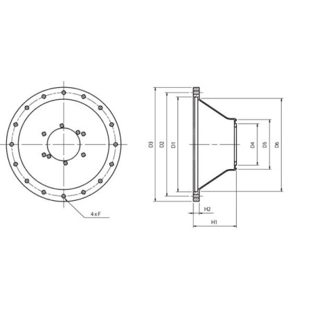 Motorflansch - BMT400