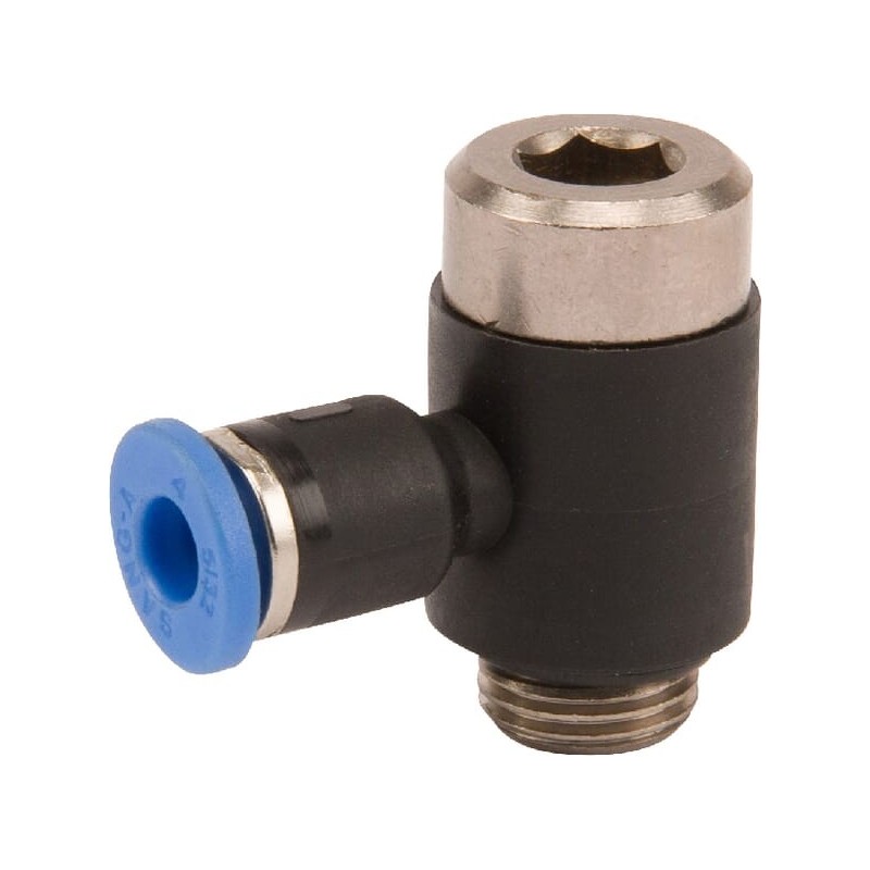 L-push-in fitting 4x1/8 inch - BCS418PB L-push-in fitting 4x1/8 inch - BCS418PB