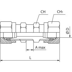 Bulkhead clamping ring couple - BHCR8