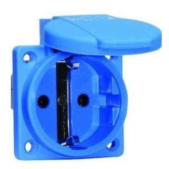 Panel socket 3P 250V 50x50 - B071094