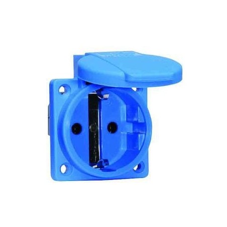 Gniazdo tablicowe niebieskie 16A 2P 230V Type F - B071094