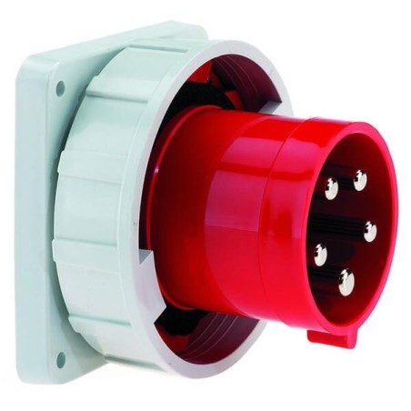 CEE machine plug with flange 63A 5P 400V IP67 - B002838