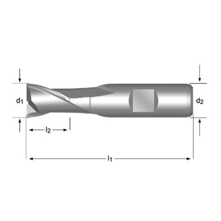 Fräser typ C110 HSCo 10,00mm - C110100