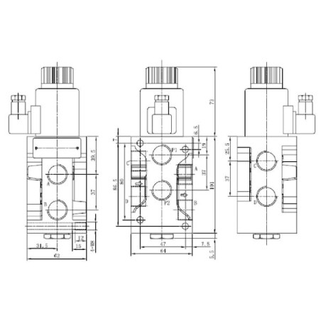 Splitter 6/2, SHV62DC12B - C130SHV62DC12B
