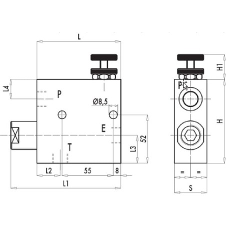 Regulator przepływu RFP3, G3/8 cali - C056V1110