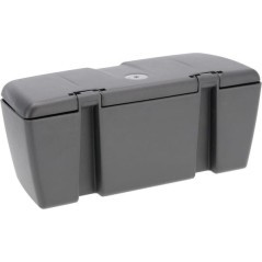 Toolbox 150x370x160mm, black plastic - CA005