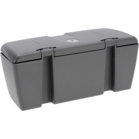 Toolbox 150x370x160mm, black plastic - CA005