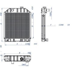 C7NN8005LN Kramp, Radiator 