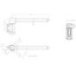 Mirror support - CA6583030 Mirror support - CA6583030