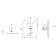 CA6480025 SMAT NORD, Mirrors and mirror assemblies 