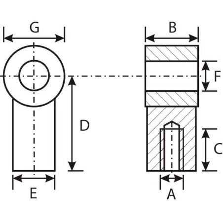 Anschlussauge Nylon - CA92527