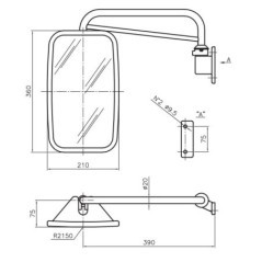 CA6988000 SMAT NORD, Mirrors and mirror assemblies 