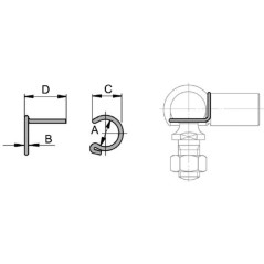 Spring clip S10 - CA7180510