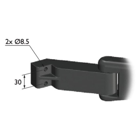 Spiegel mit Halter, links - CA6393001