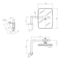 CA6451001 SMAT NORD, Mirrors and mirror assemblies 
