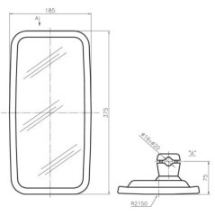 CA5667025 SMAT NORD, Mirrors and mirror assemblies 