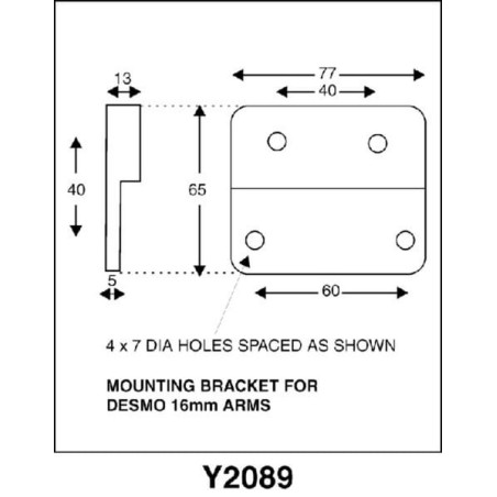 Mirror arm holder - CA3002089