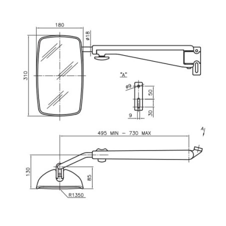Mirror complete - CA6421000