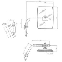 CA6476000 SMAT NORD, Mirrors and mirror assemblies 