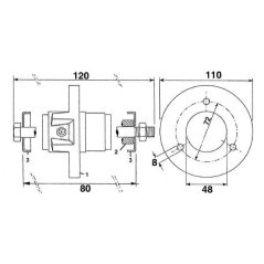 CD1400 Unbranded, Talerze 