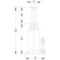 Hydraulic jack 50T - CBJ50G2 Hydraulic jack 50T - CBJ50G2