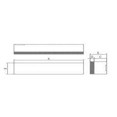 Zabezpieczenie łyżki przed ścieraniem Chocky 150x50x50 mm standardowe - CCB1505050S